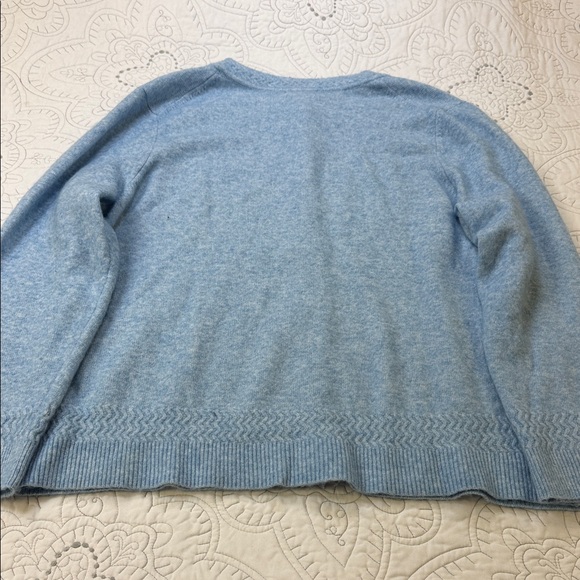 Style & Co. NWT Luxe Soft Light Blue Cardigan - Women’s Long Sleeve Sweater XL - Picture 5 of 10
